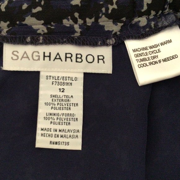 Sag Harbor - Blue, black, grey lightweight skirt - Picture 7 of 7